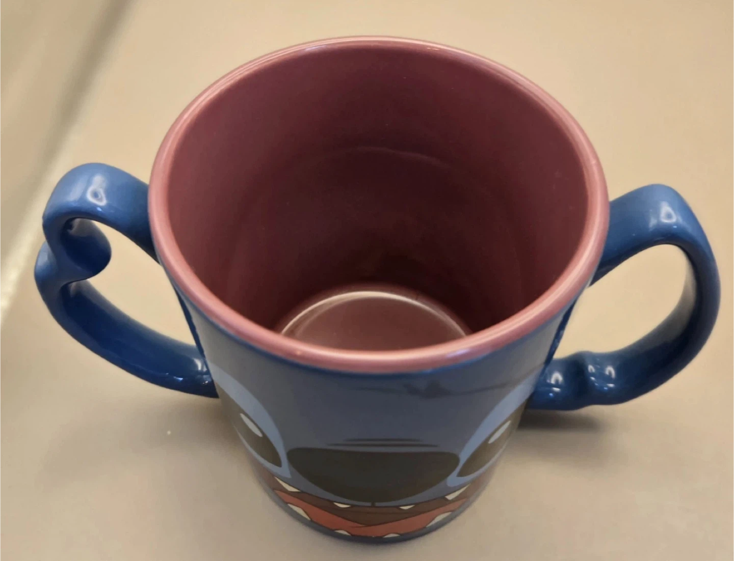 Blue Stitch Character Mug with Handles 🏆 - photo 2