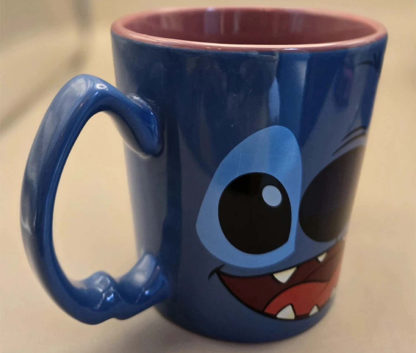 Blue Stitch Character Mug with Handles 🏆 - photo 4