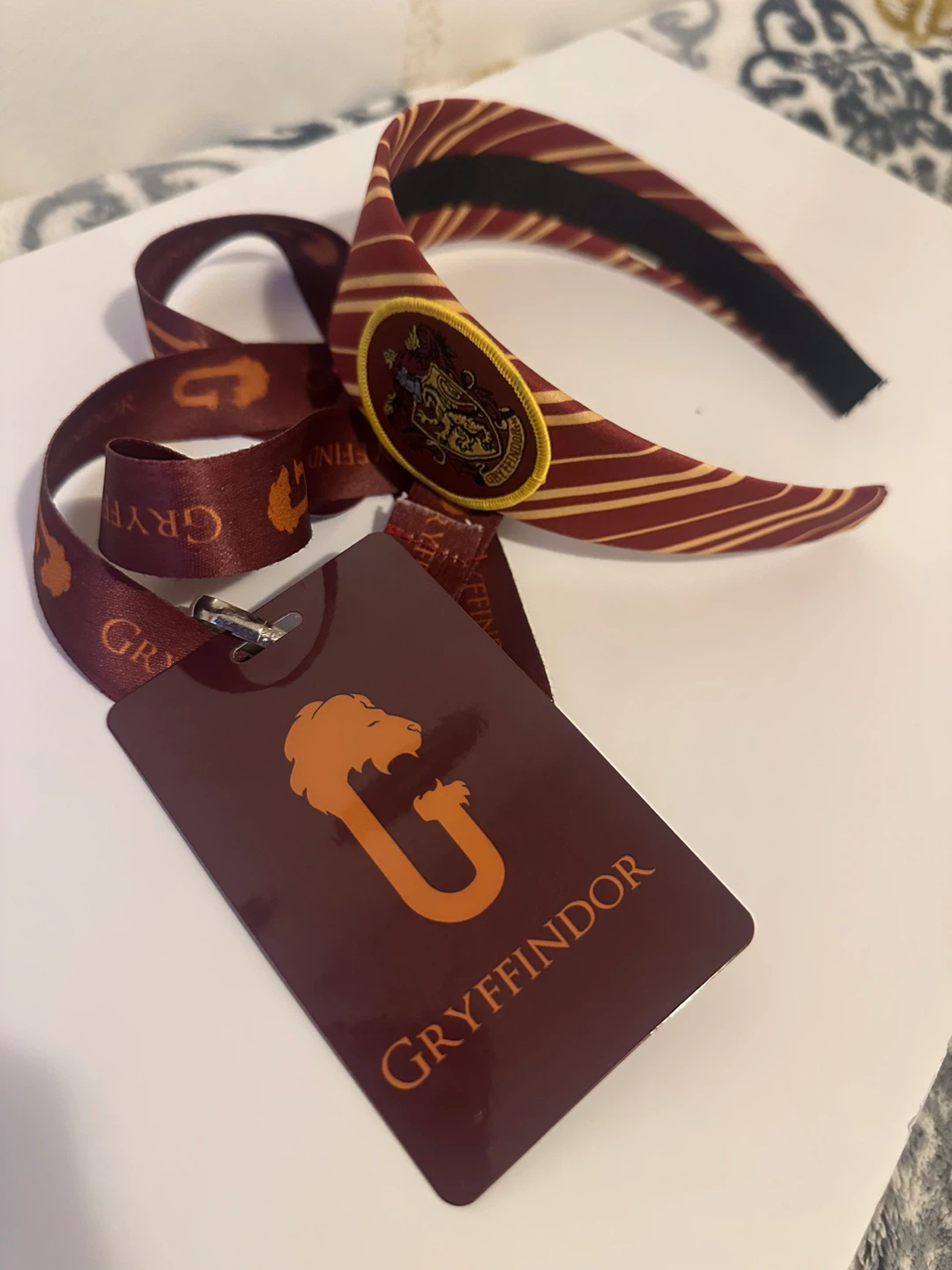 Gryffindor Headband and Lanyard Set