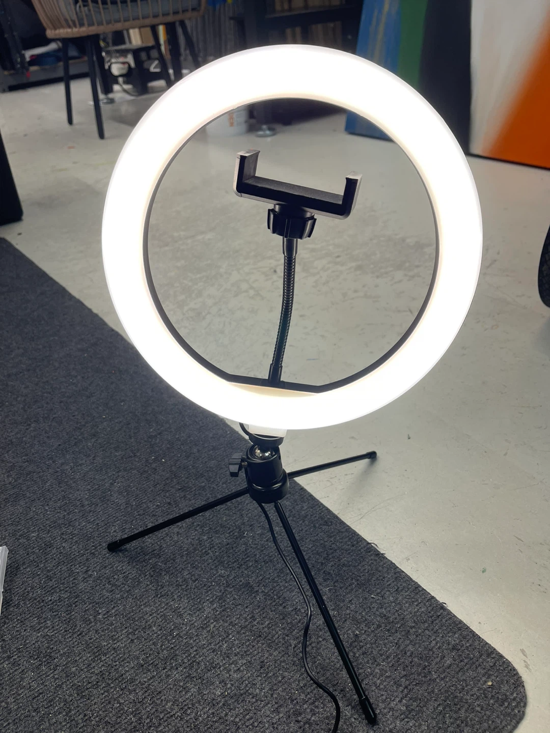 LED Ring Light with Phone Mount and Tripod