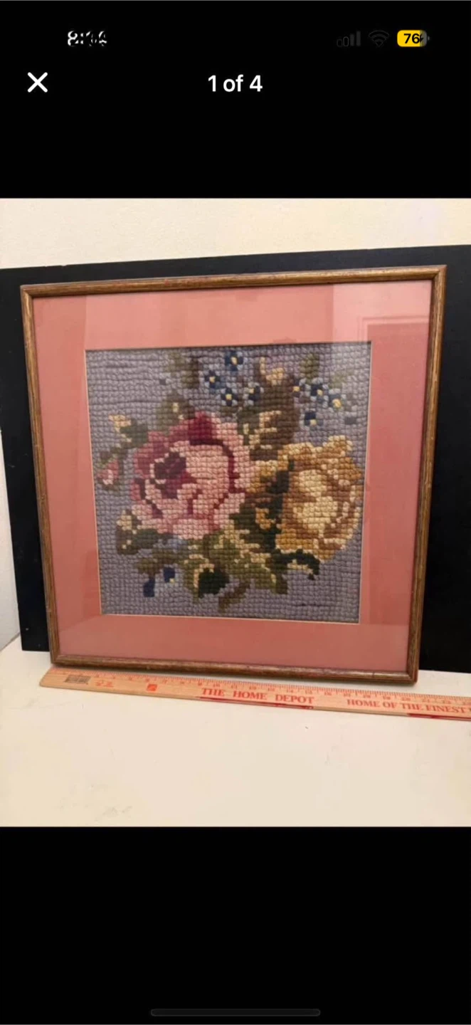 Vintage textile art