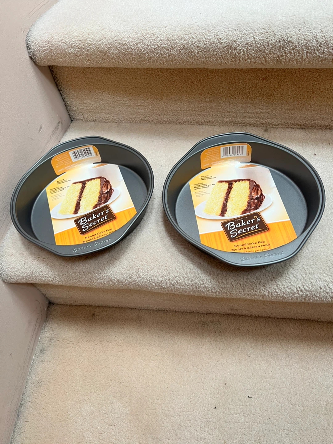 New Round Cake pans, 8”x 1.5” $15 each of 2 for $25