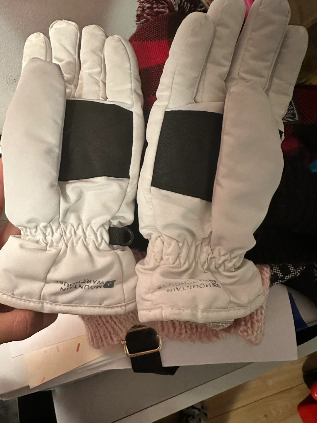 Mountain Warehouse White Ski Gloves Size S - photo 2