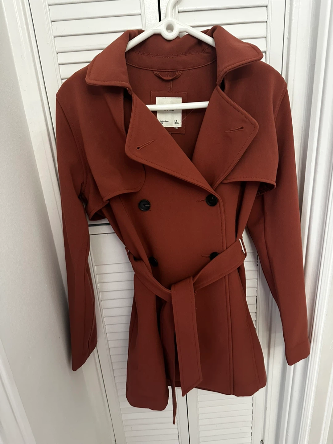 Abercrombie Women's Double-Breasted Trench Coat - Size S