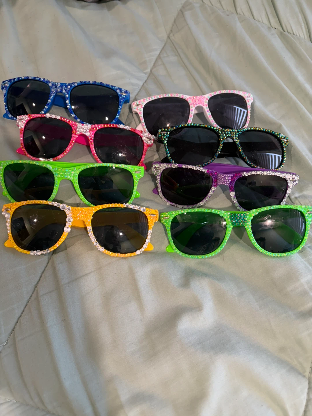 Bundle of 8 Rhinestone Sunglasses