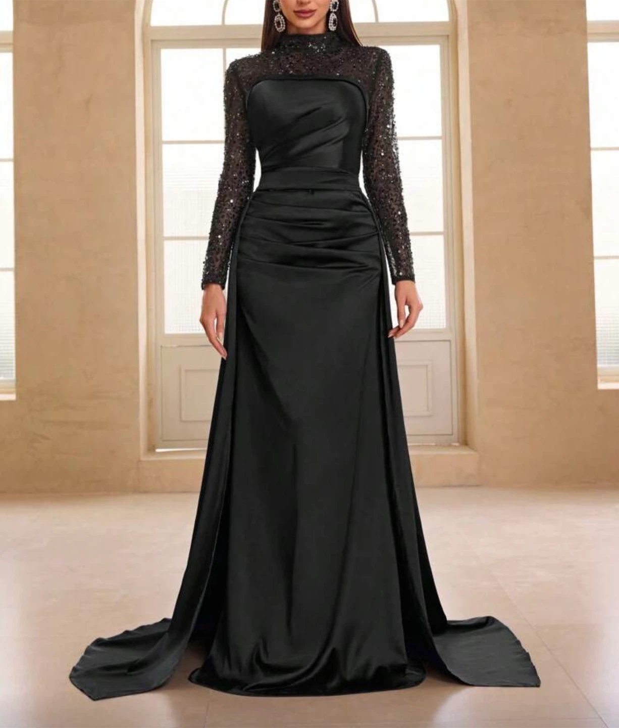 Black sequin dress /prom🥕🥕