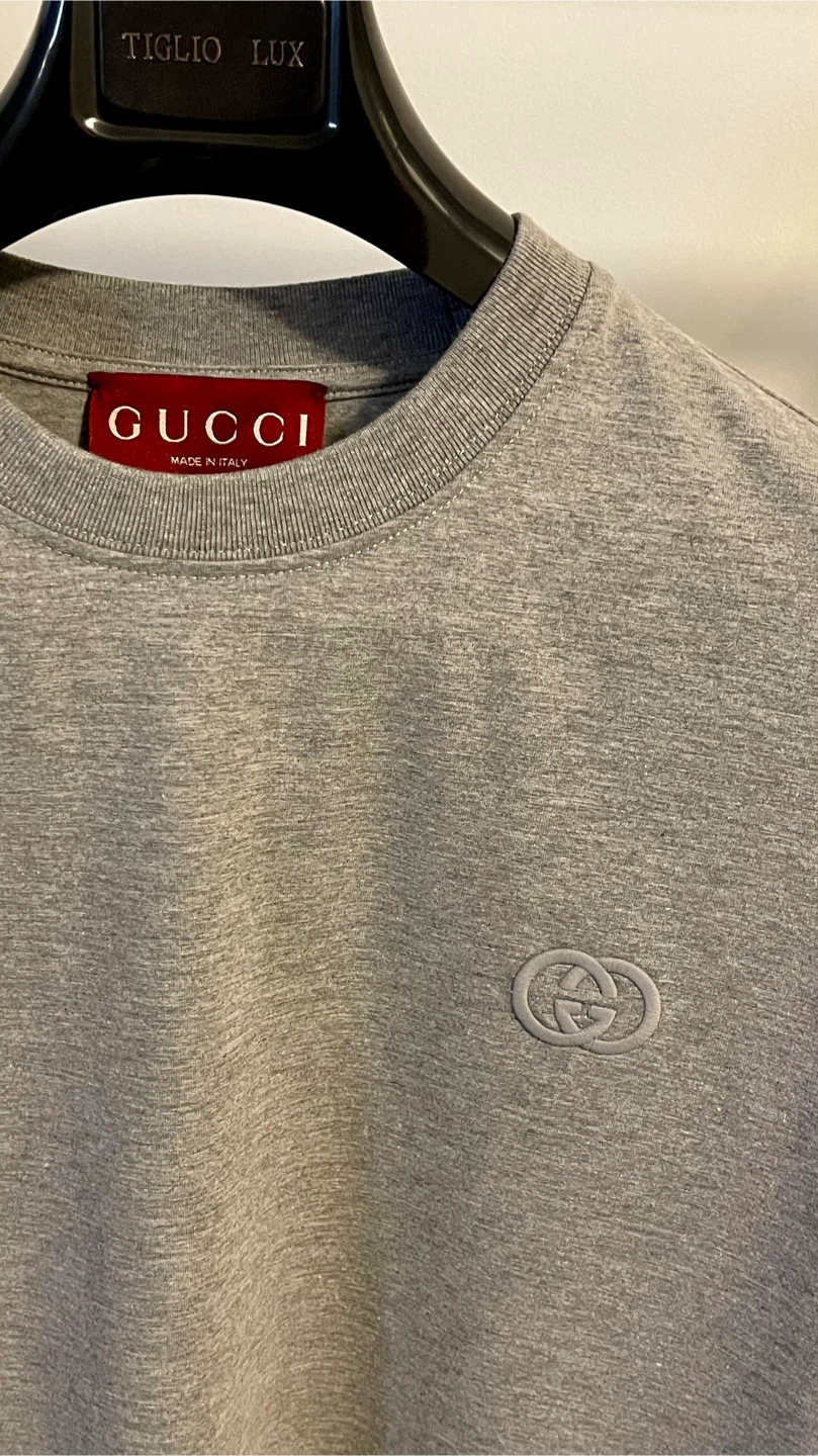 Gucci Grey Cotton T-Shirt Size S - M - XXL - photo 3