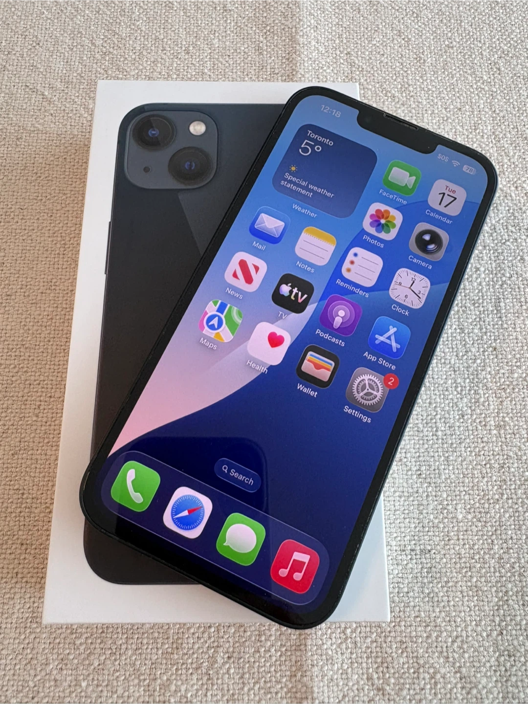 Apple iPhone 13 (128 GB, Midnight)