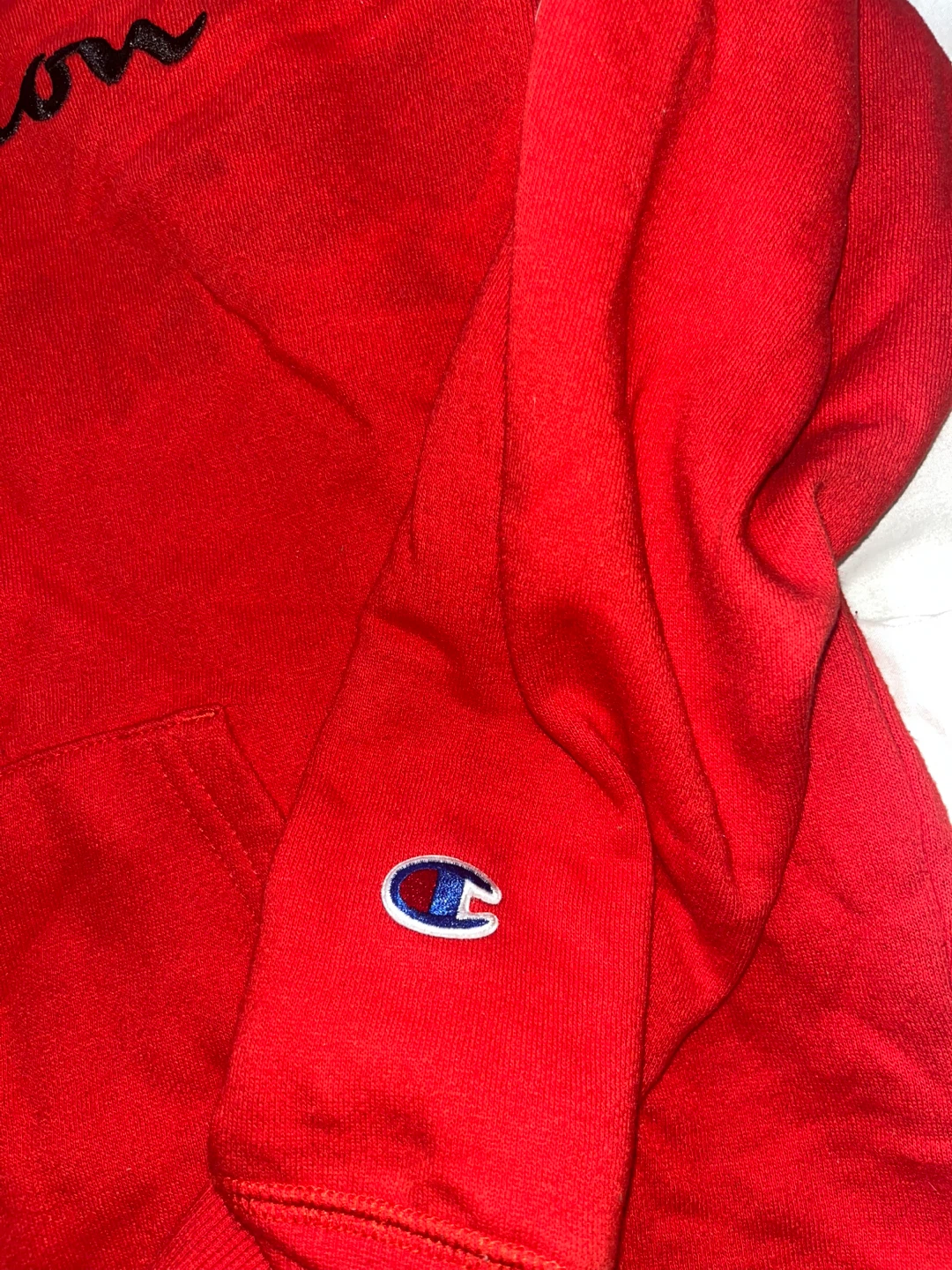 Champion Red Hoodie Size L - photo 2