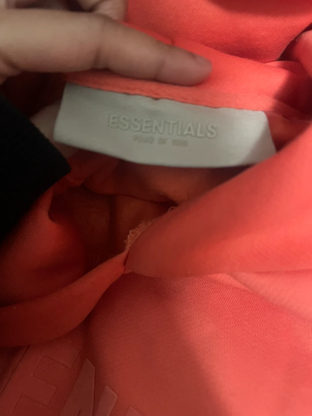 ESSENTIALS Fear of God Hoodie Coral - photo 2