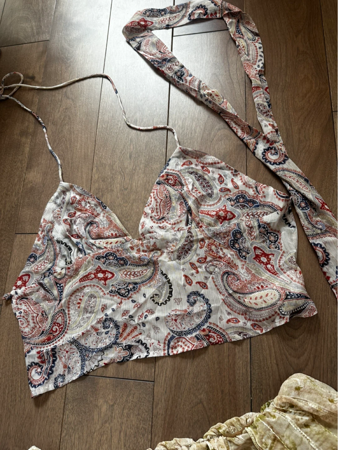 Missguided Print Top and Ruffle Skirt- Size M - photo 2