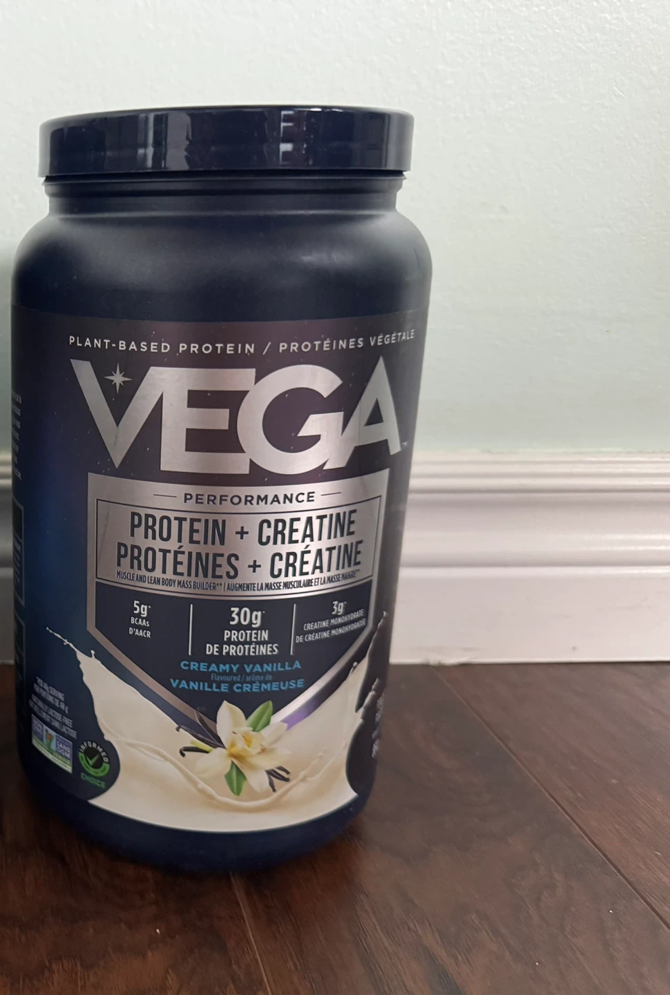 Vega Performance Protein + Creatine Creamy Vanilla