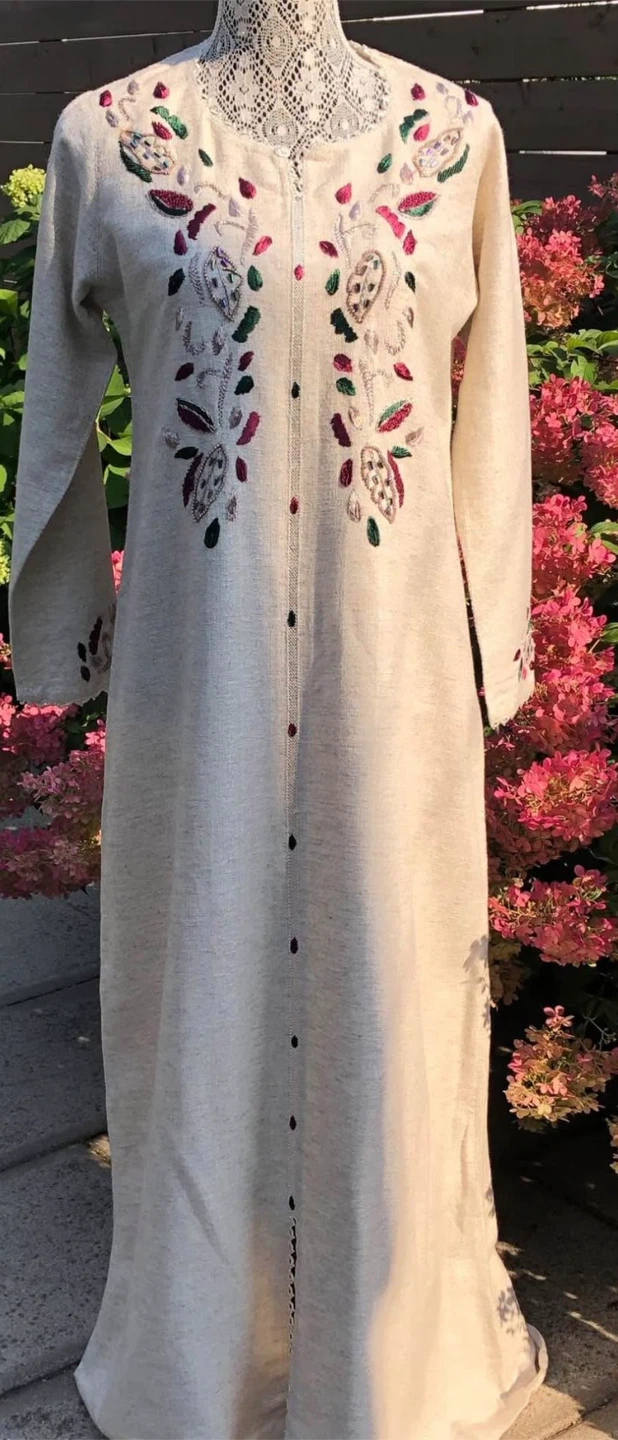 Embroidered Linen Kaftan - New - $95 - photo 2