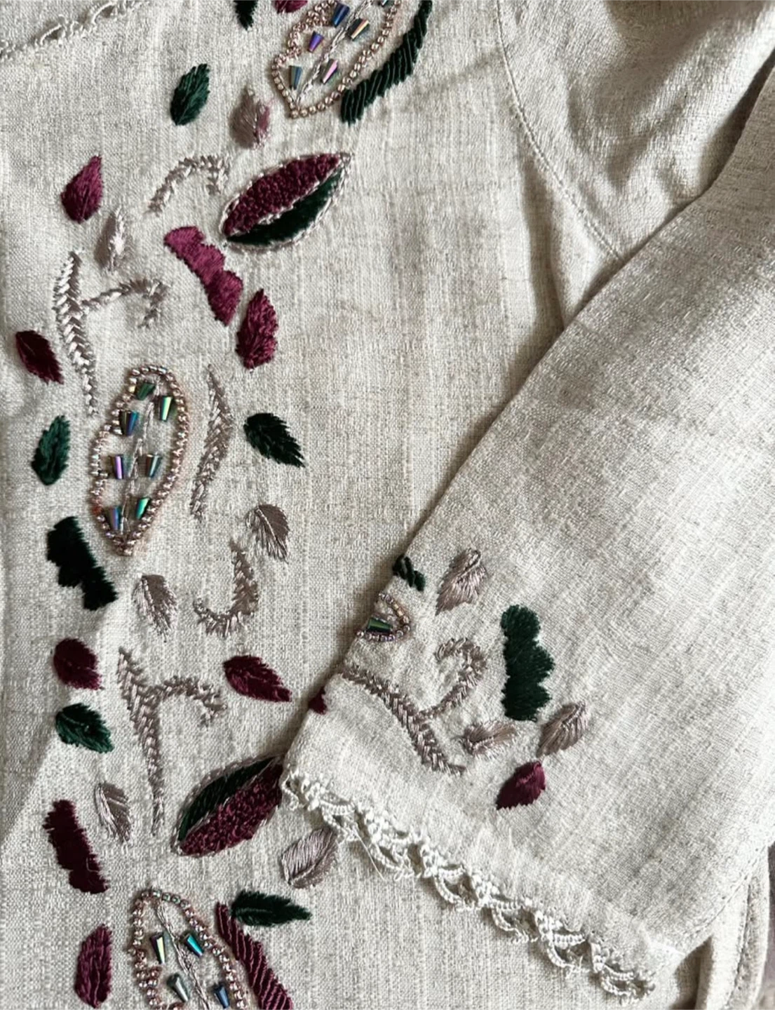 Embroidered Linen Kaftan - New - $95 - photo 3