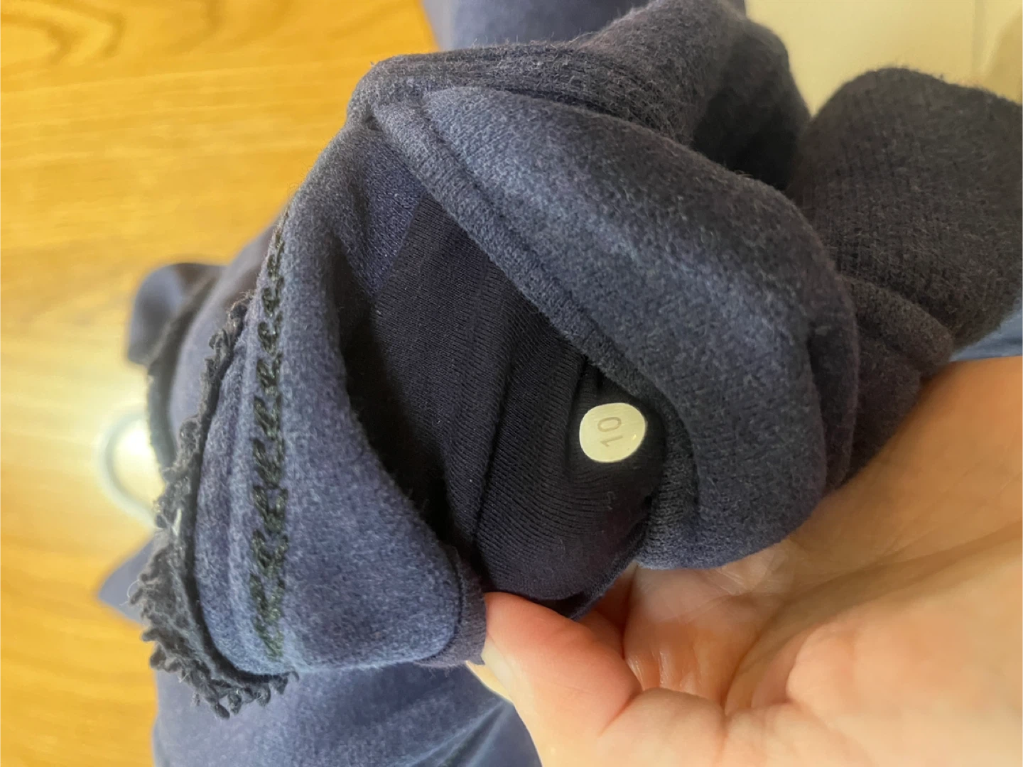 Lululemon Navy Fleece Lined Hoodie - Size 10 - photo 4