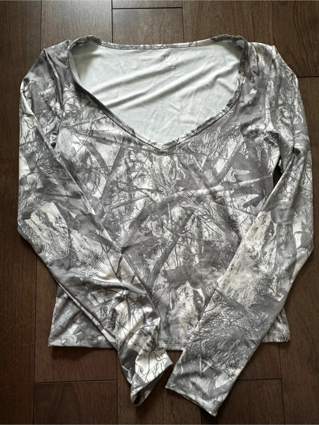 SWS Contour Long Sleeve Camo V-Neck Shirt - photo 2