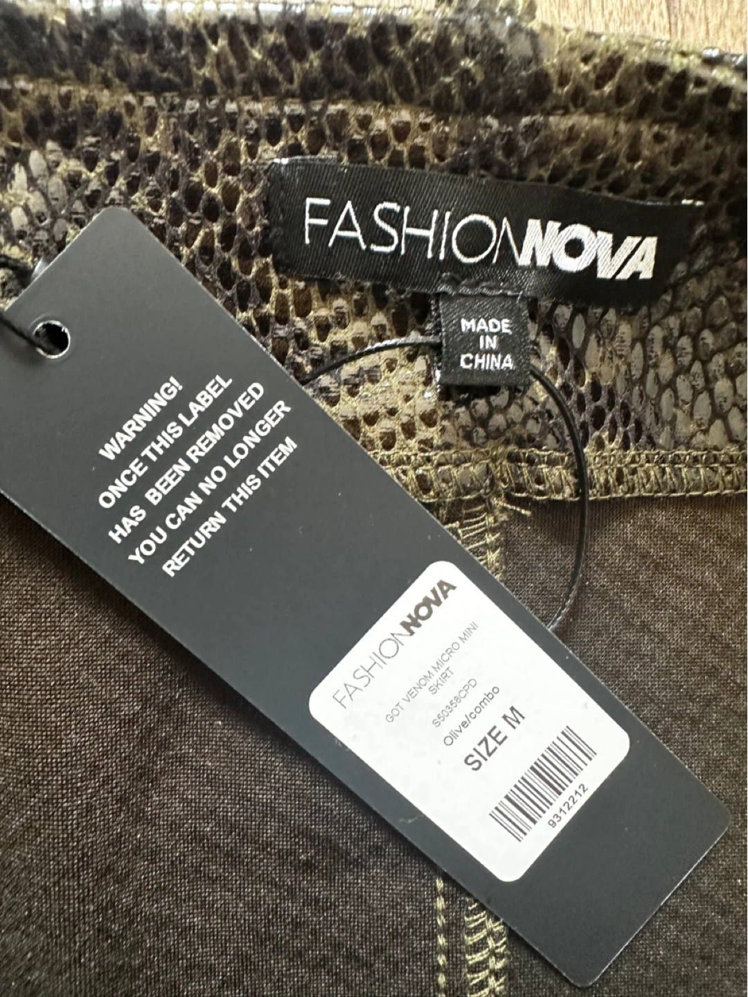NEW Fashion Nova Micro Mini Skirt - Size M - photo 3