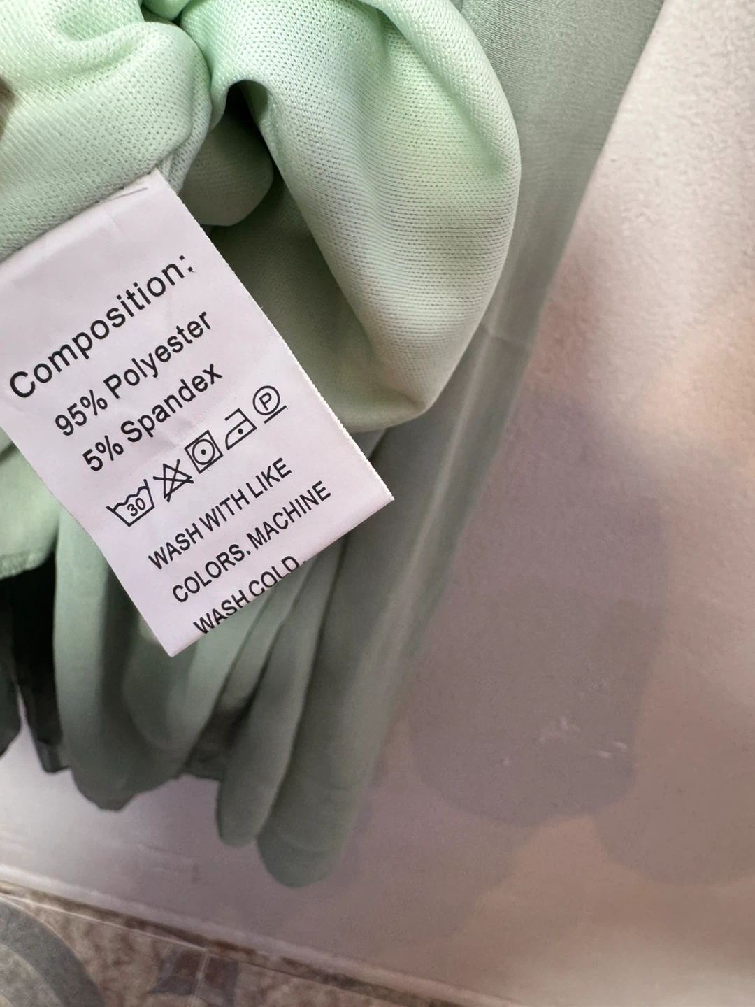 Sage Green Lace & Chiffon Dress - photo 3