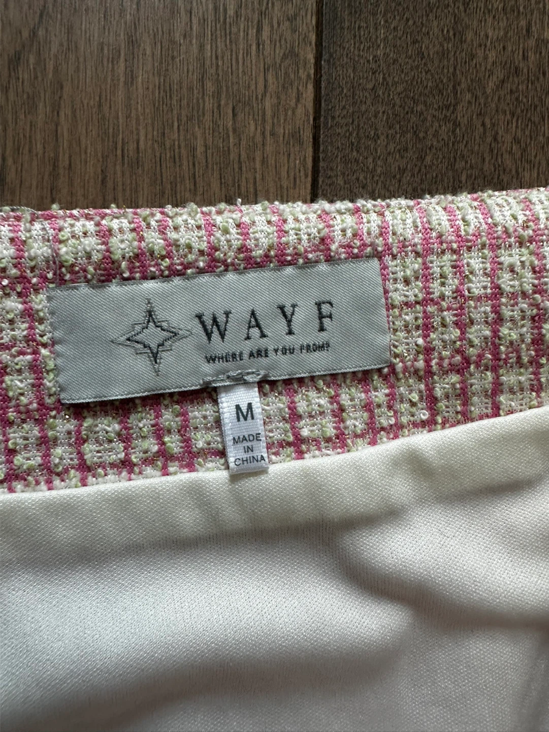 WAYF Tweed Mini Skirt Size M - photo 3