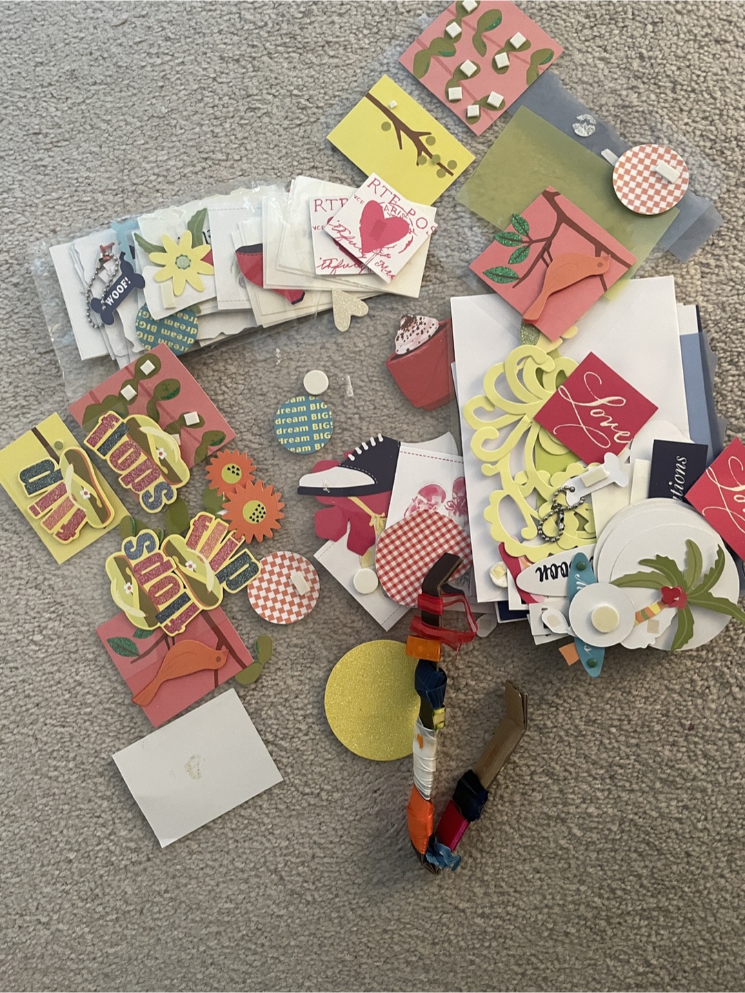Craft Embellishments & Stickers - Mixed Designs