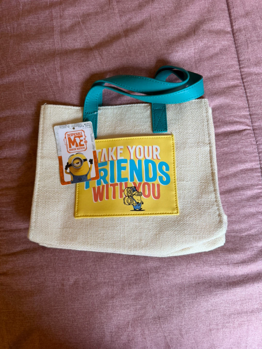 Despicable Me Minions "Take Your Friends With You" Tote Bag