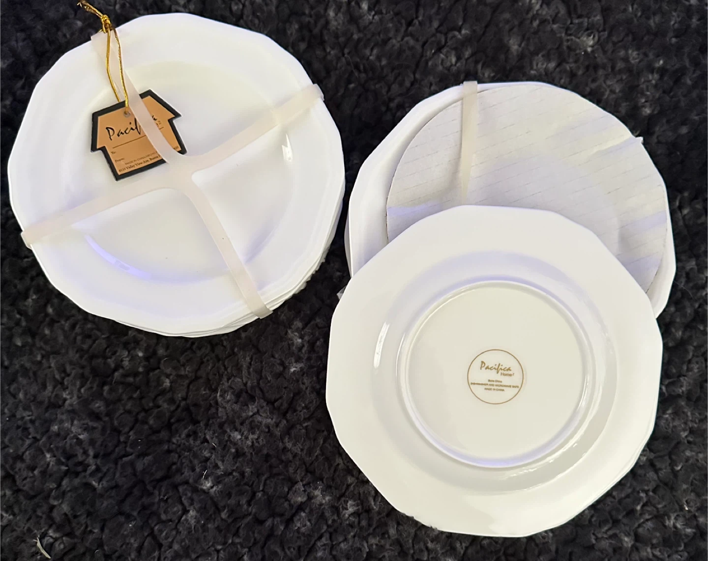 Pacifica Homes White Plates Set - photo 3