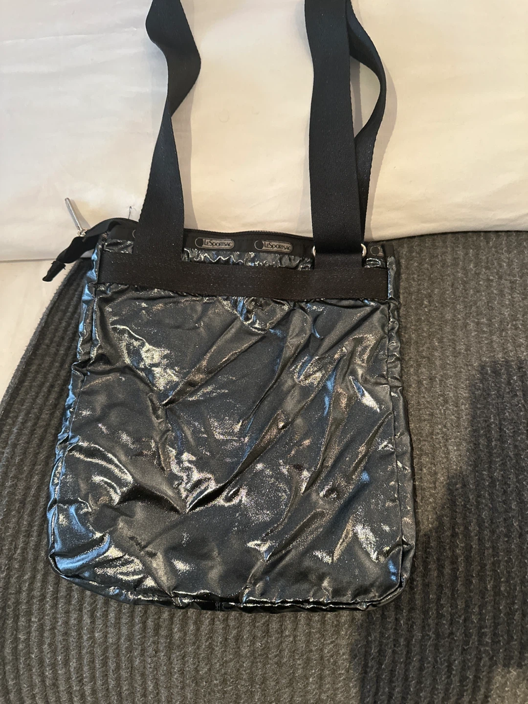LeSportsac Black Shiny Crossbody Bag - photo 2