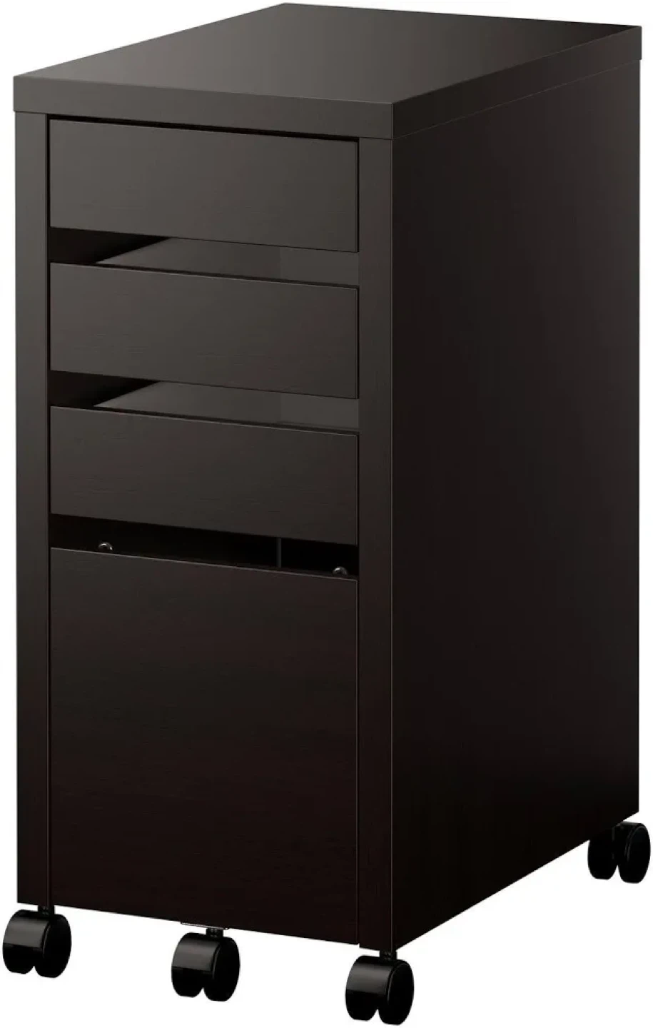 IKEA Micke Drawer Unit in Black-Brown