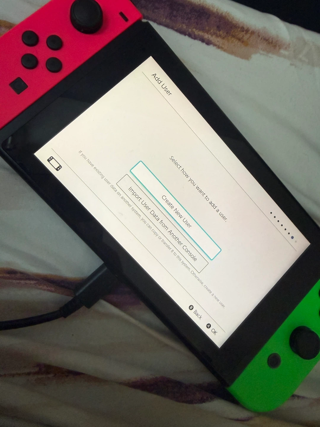 Nintendo Switch Console with Neon Red and Green Joy-Cons - photo 4