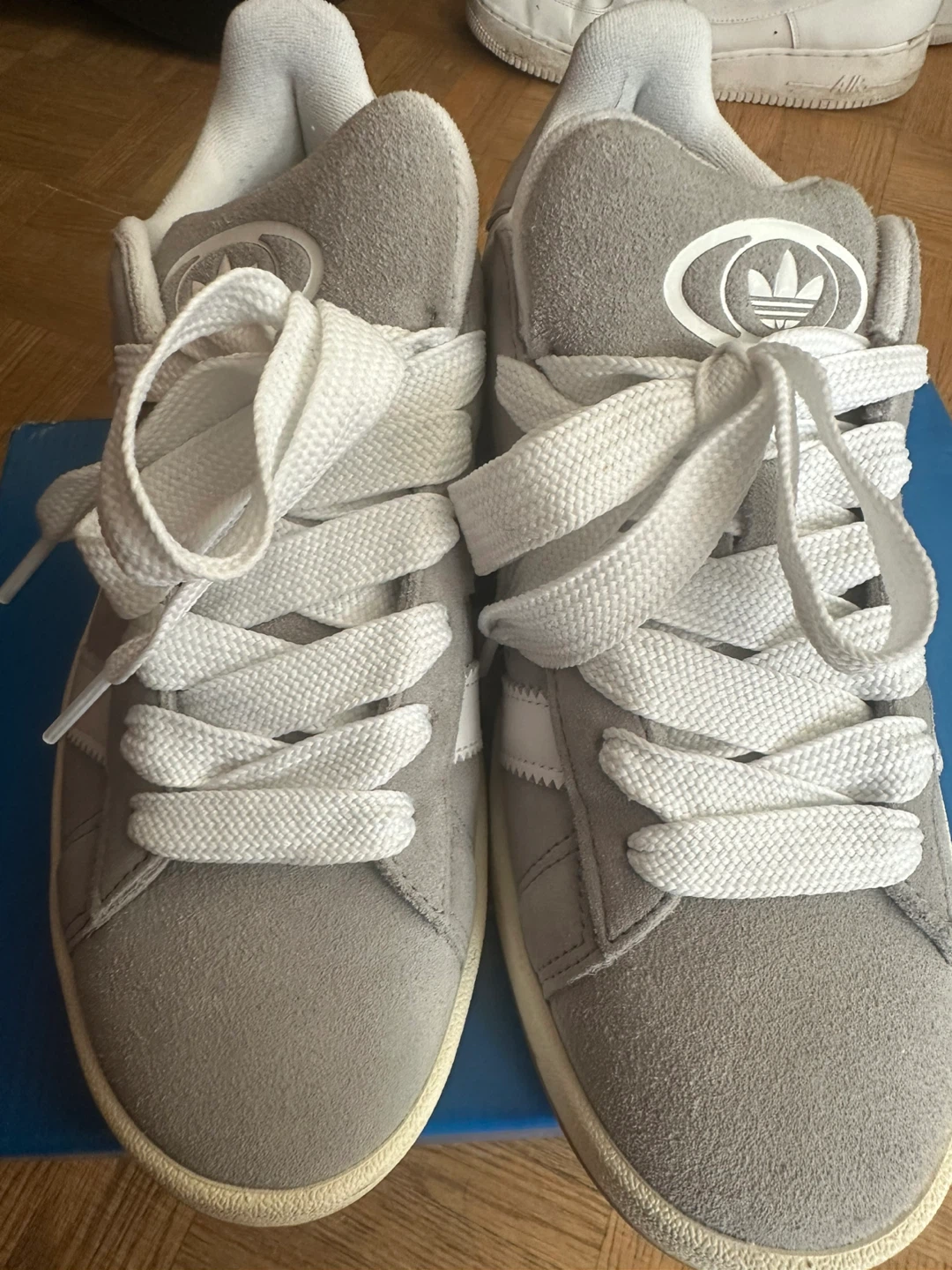 Adidas Campus Grey Suede Shoes - photo 4
