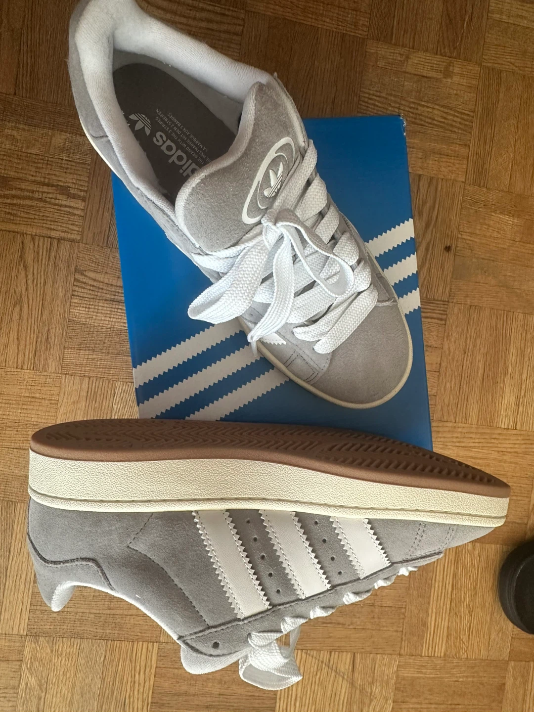 Adidas Campus Grey Suede Shoes