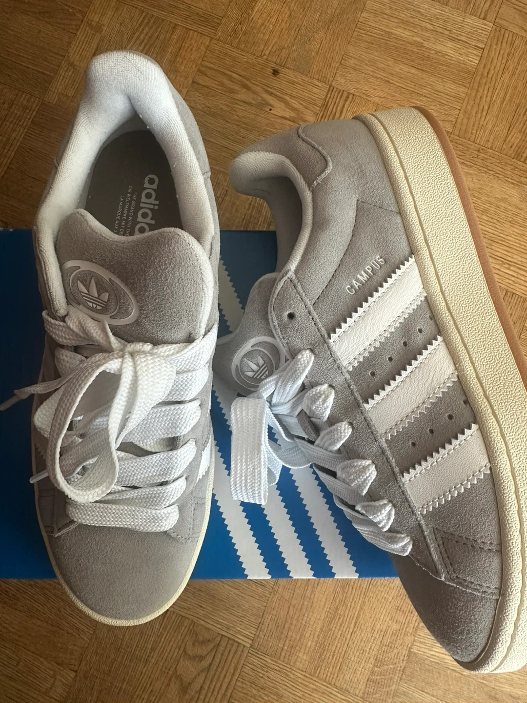Adidas Campus Grey Suede Shoes - photo 3