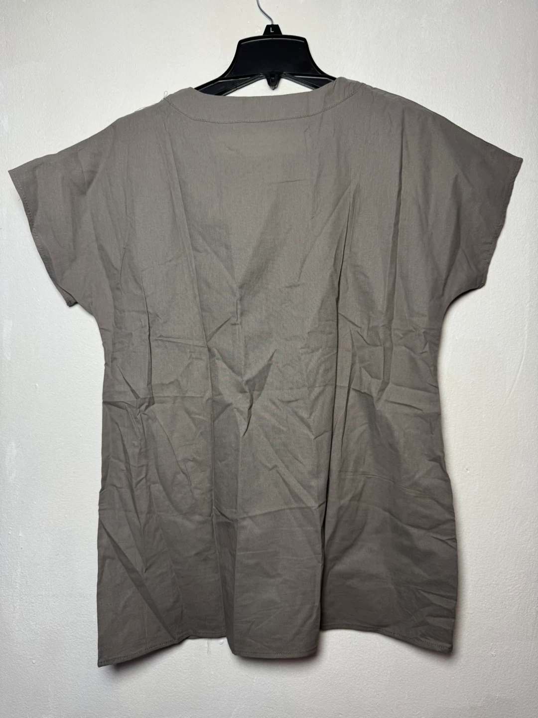 Gray Short Sleeve Tunic Top - photo 2