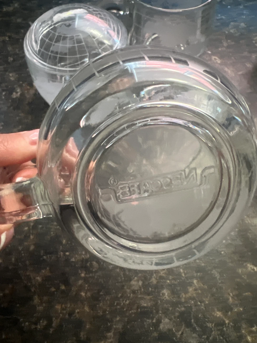 Vintage collectable Nescafé glass mugs (4) creamer and sugar - photo 5