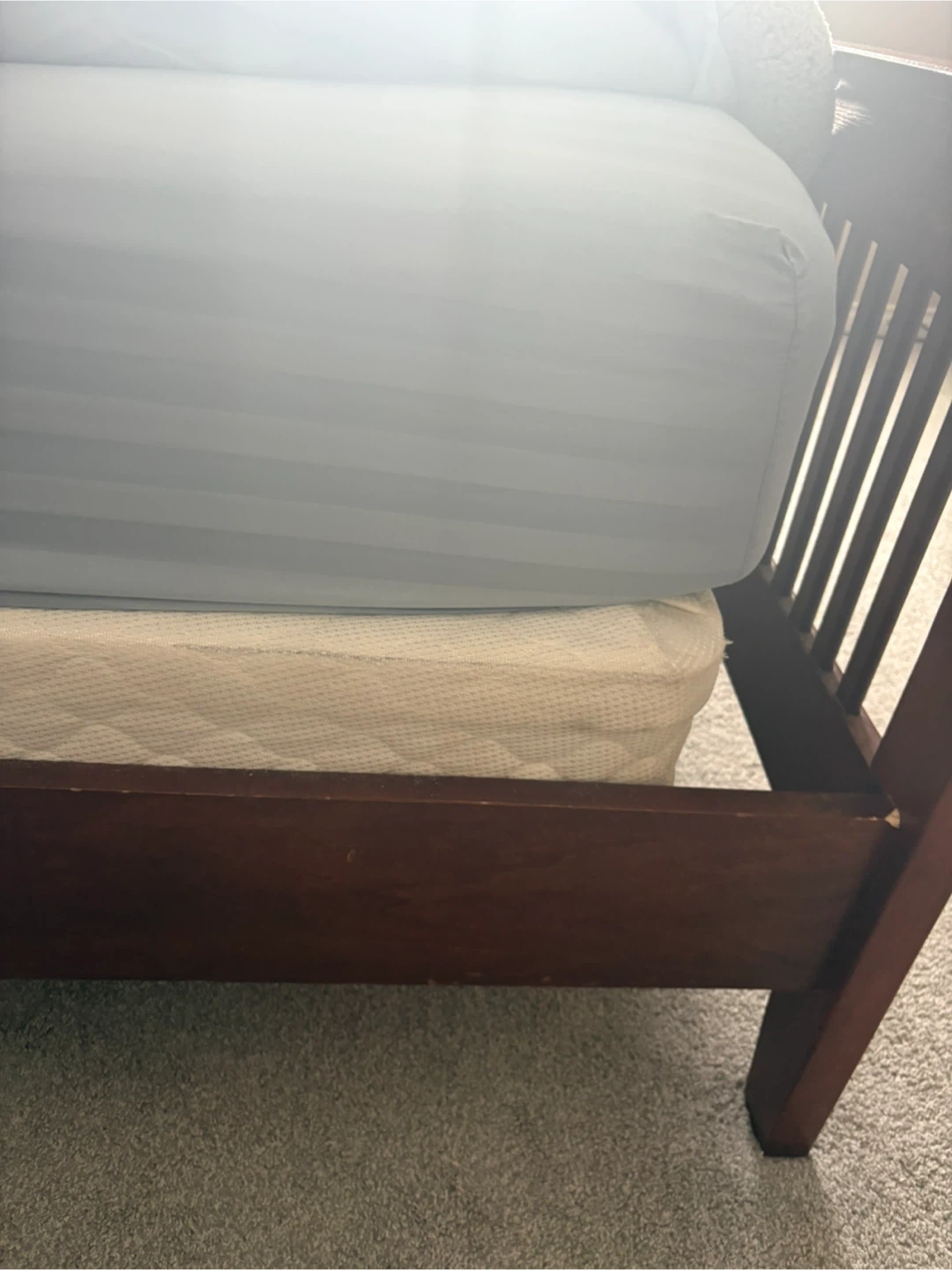 Solid Wood Bedroom Set - Dresser, Nightstand, and Bed Frame - photo 4