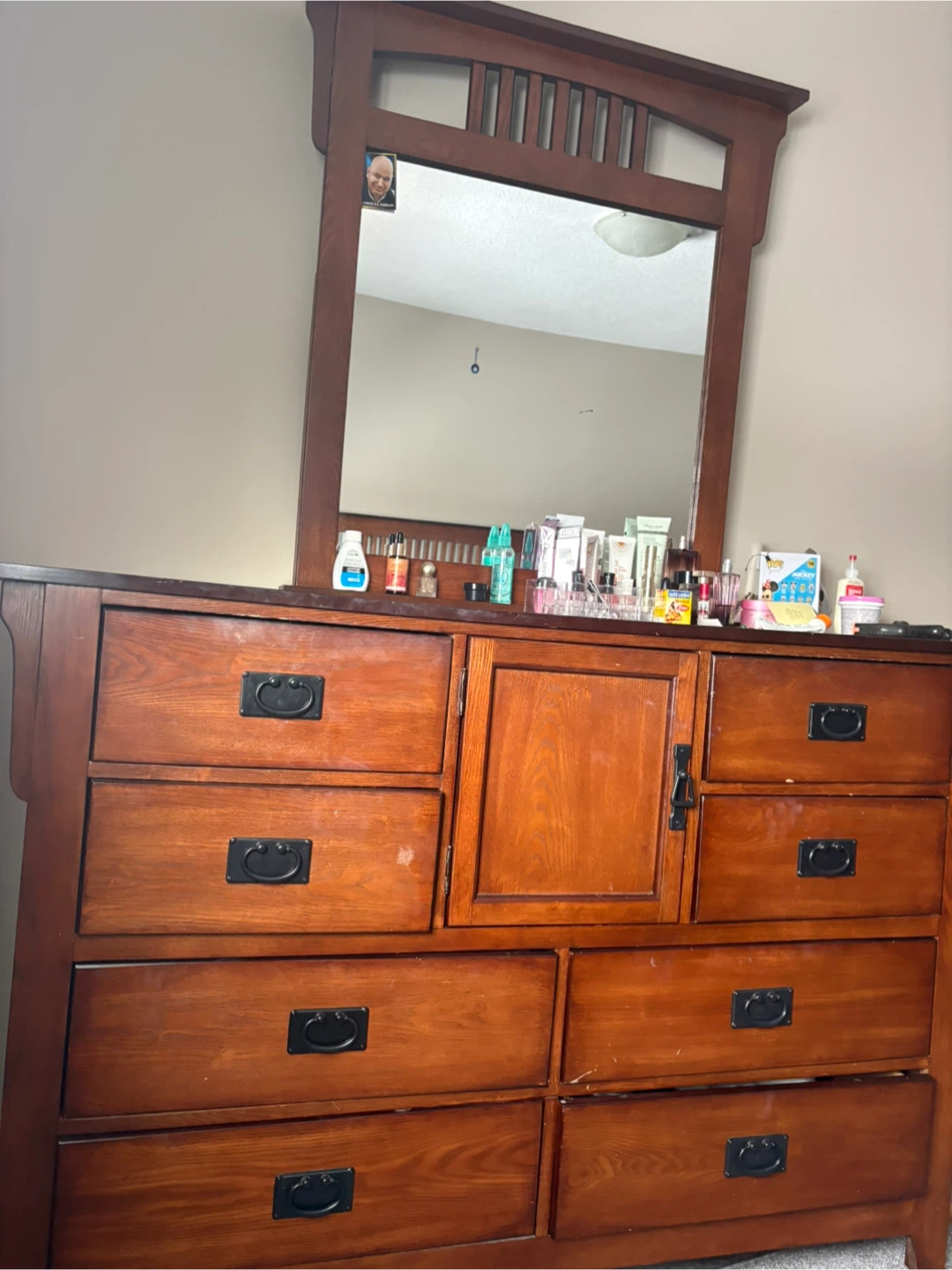 Solid Wood Bedroom Set - Dresser, Nightstand, and Bed Frame - photo 3