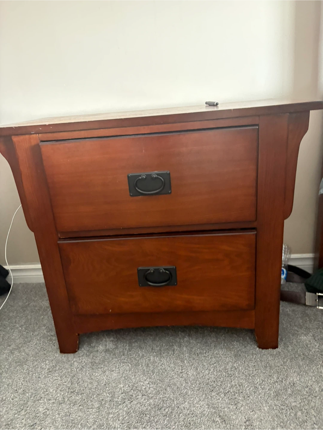 Solid Wood Bedroom Set - Dresser, Nightstand, and Bed Frame - photo 2