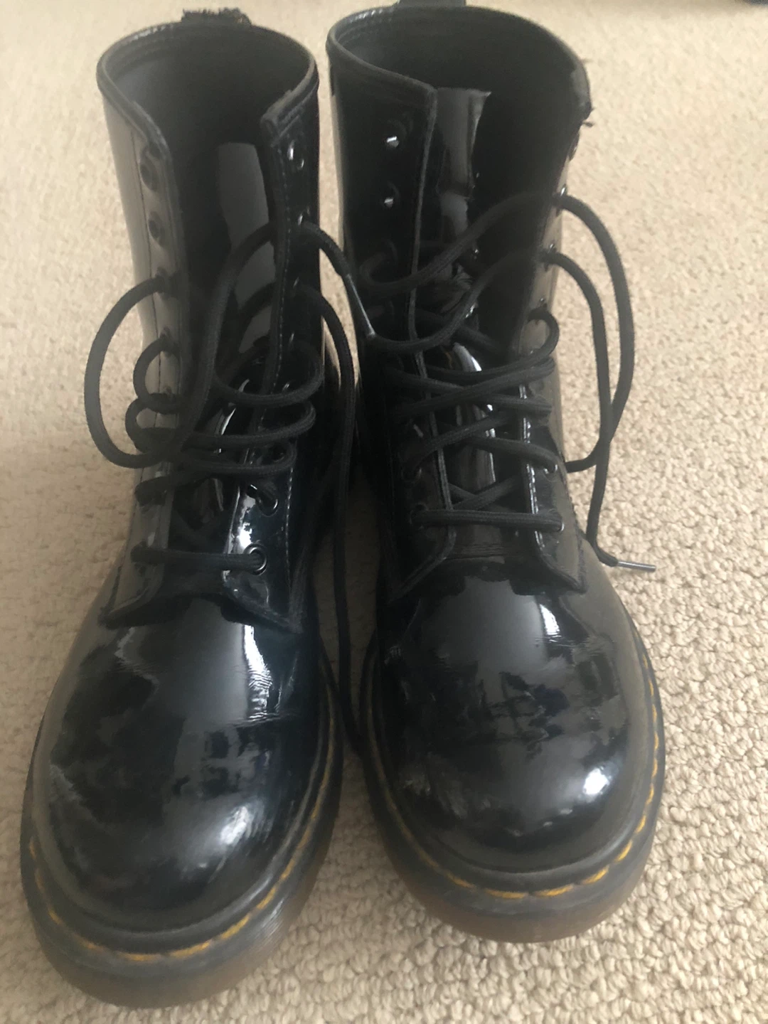 Dr. Martens Black Patent Leather Boots - photo 3
