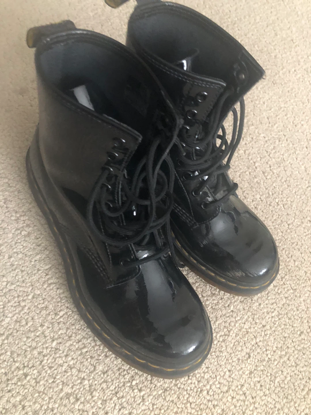Dr. Martens Black Patent Leather Boots - photo 2