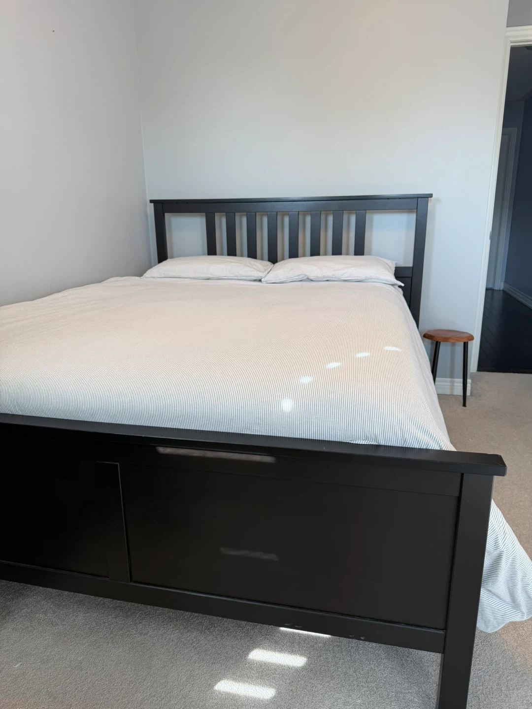 IKEA HEMNES Queen Bed Frame -Black
