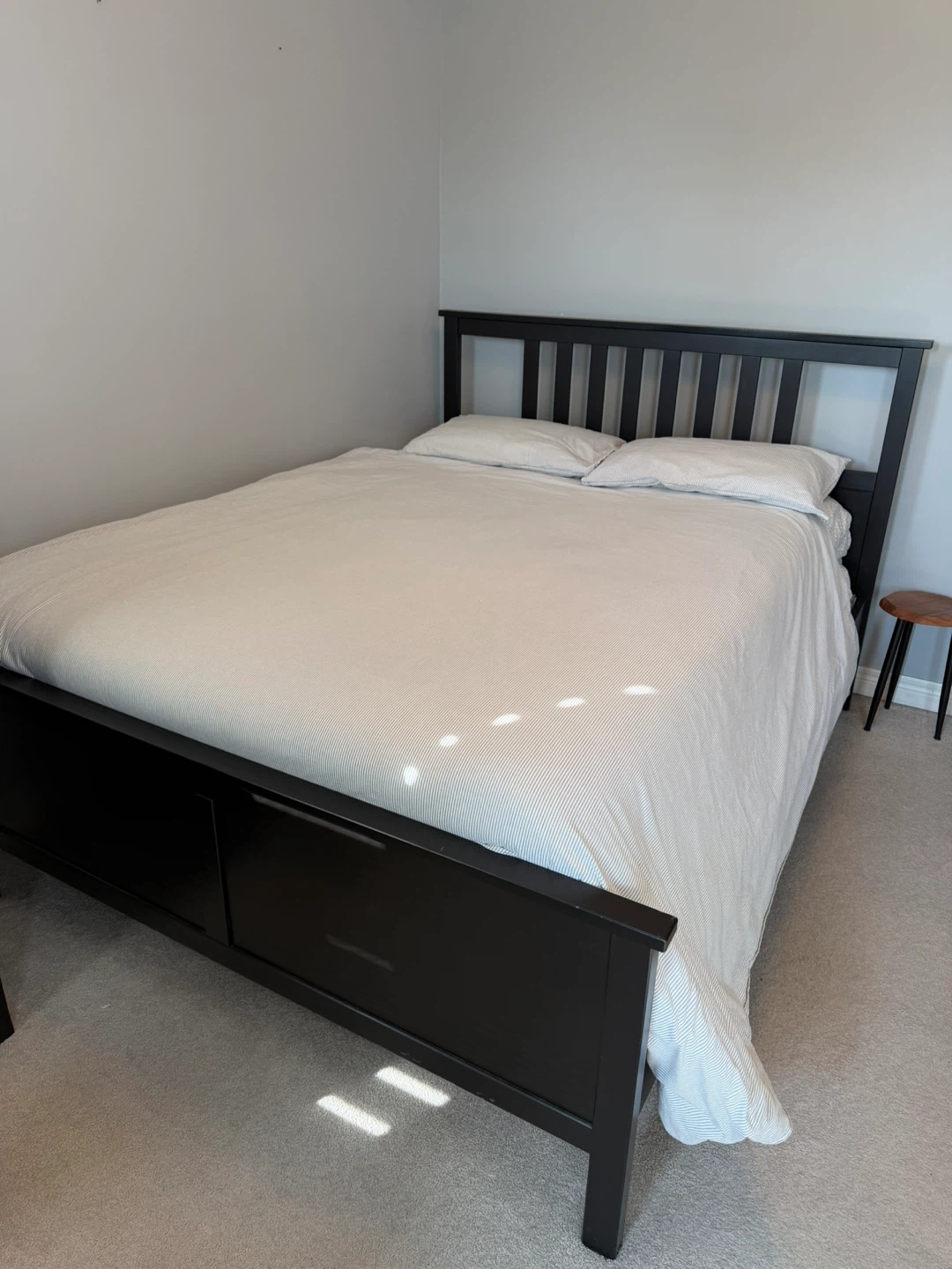 IKEA HEMNES Queen Bed Frame -Black - photo 5