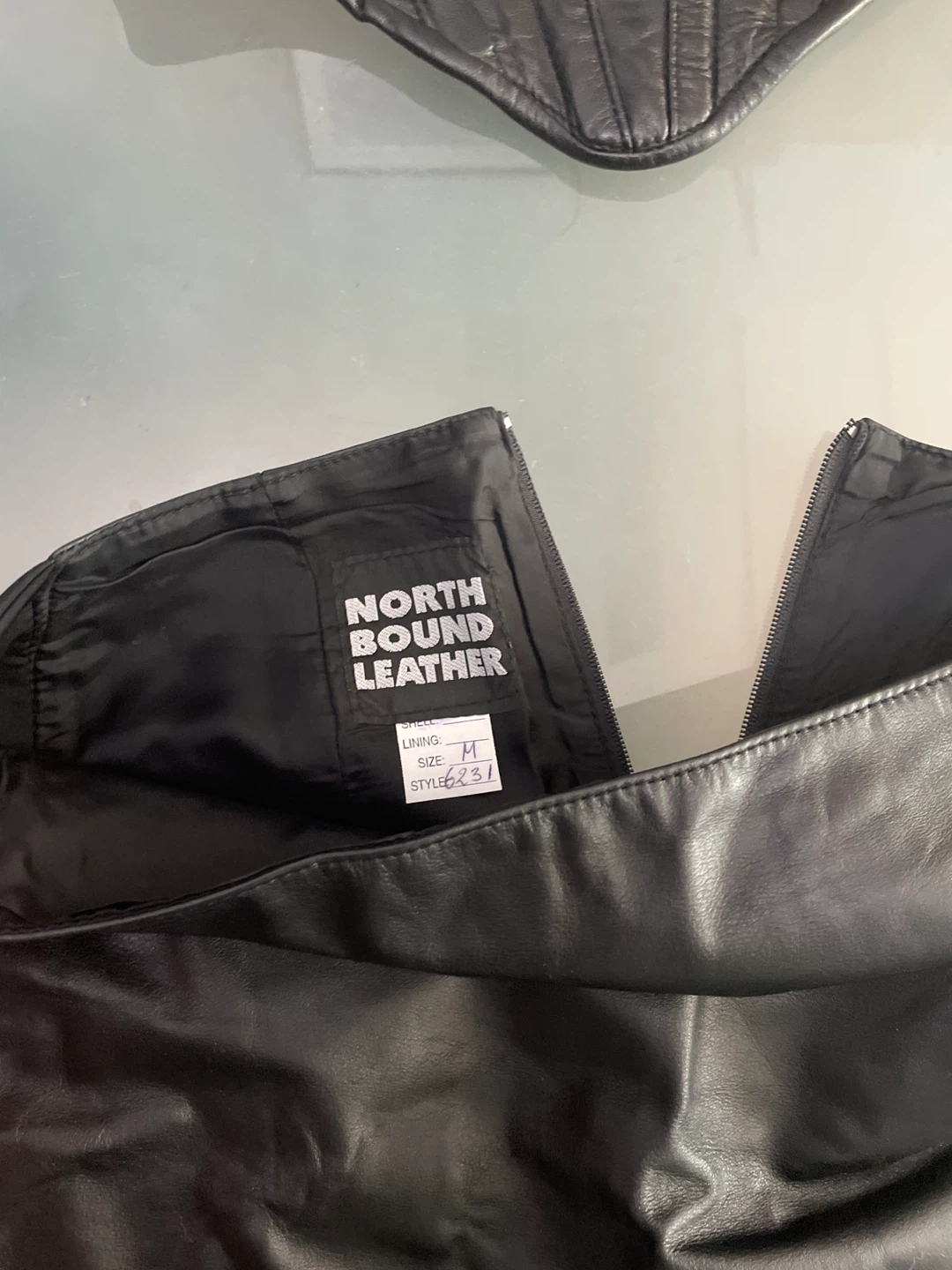 North Bound Leather Corset Vest and Skirt Set - Size M - photo 3