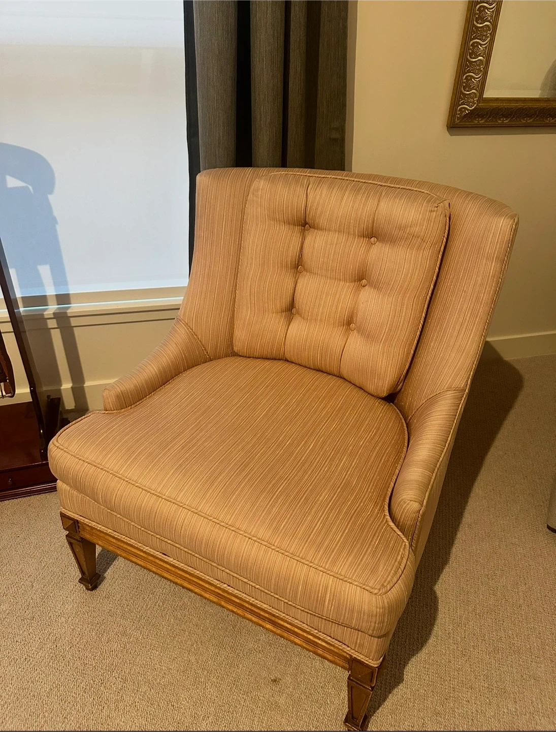 Accent Chair - Striped Fabric - photo 2