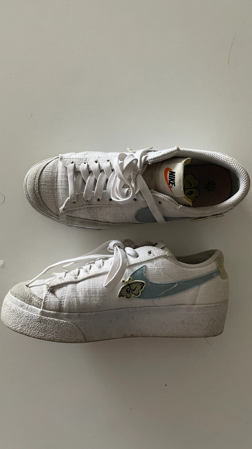 Nike Blazer Low White/Light Blue Sneakers