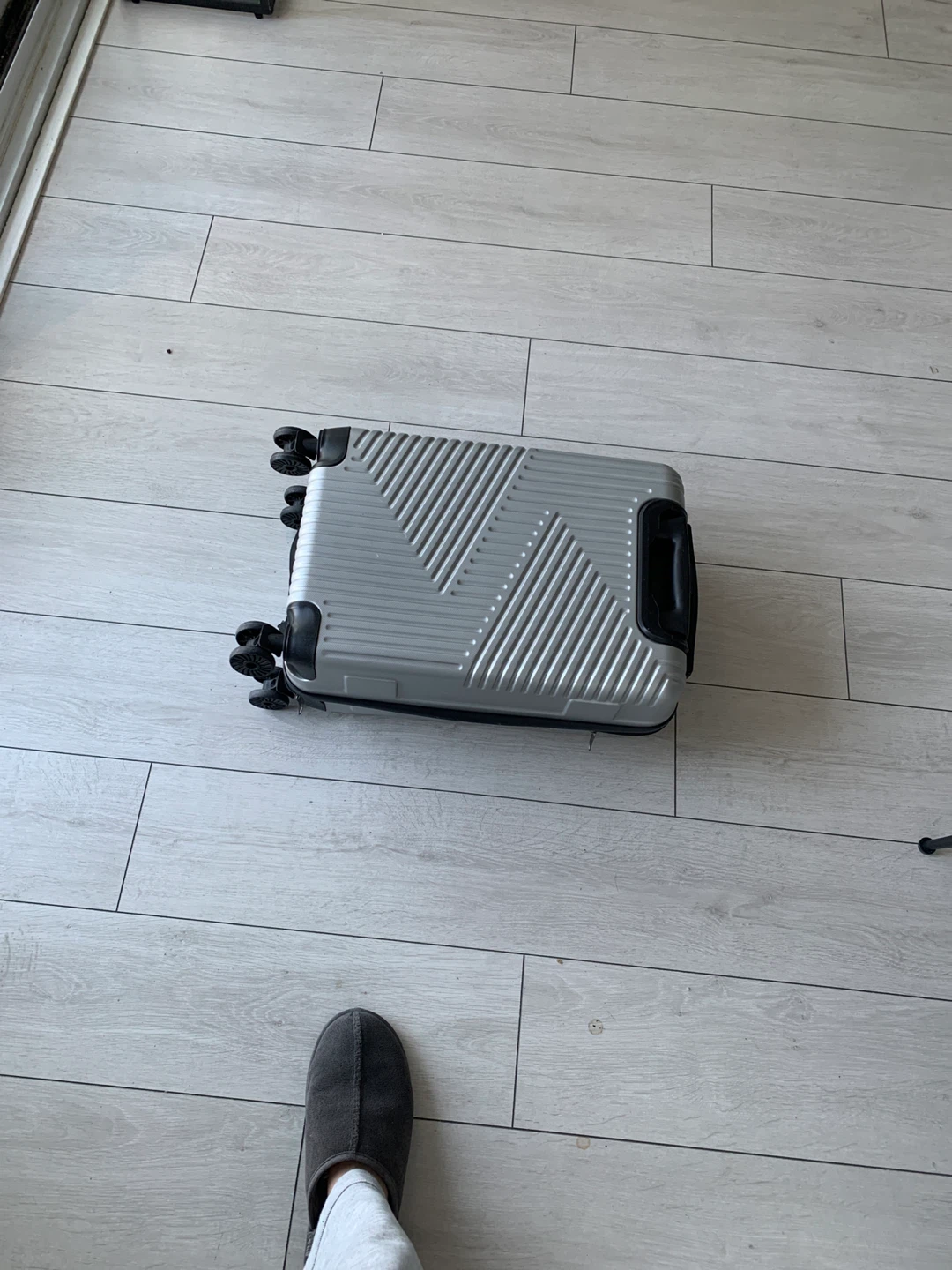 Silver Hardside Carry-On Spinner Luggage - photo 2