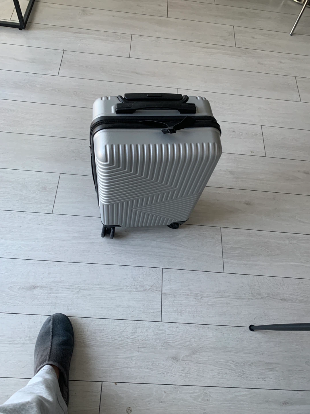 Silver Hardside Carry-On Spinner Luggage - photo 3