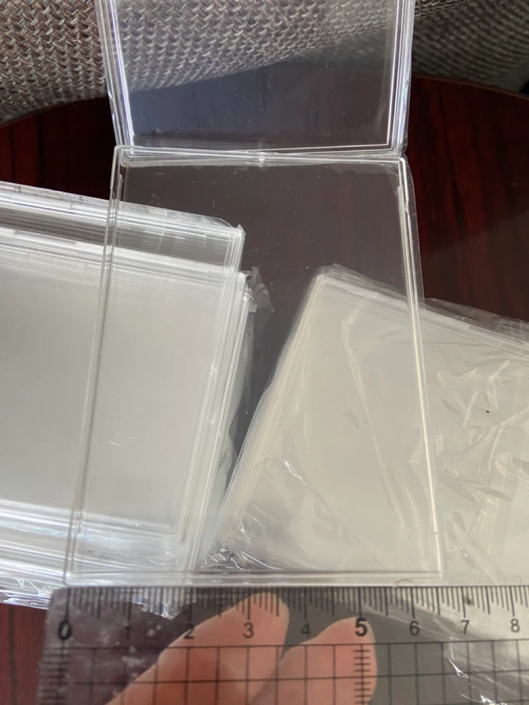 Trading Card Sleeves - Clear Plastic Protectors - photo 3