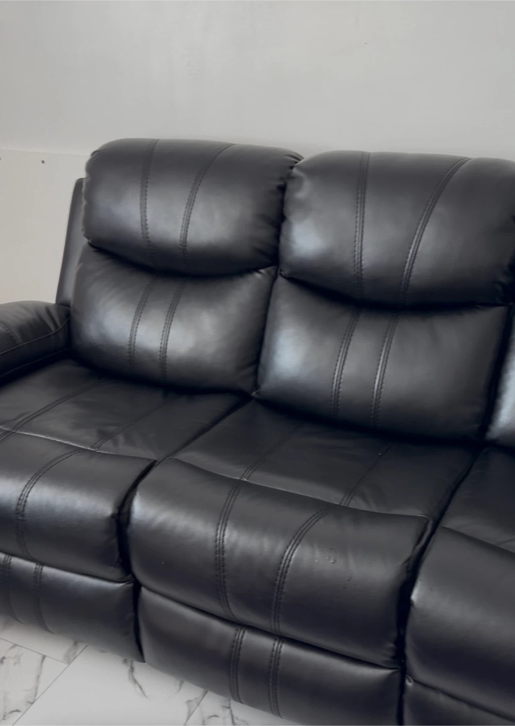 Sofa black set 3/2/1/ - photo 5