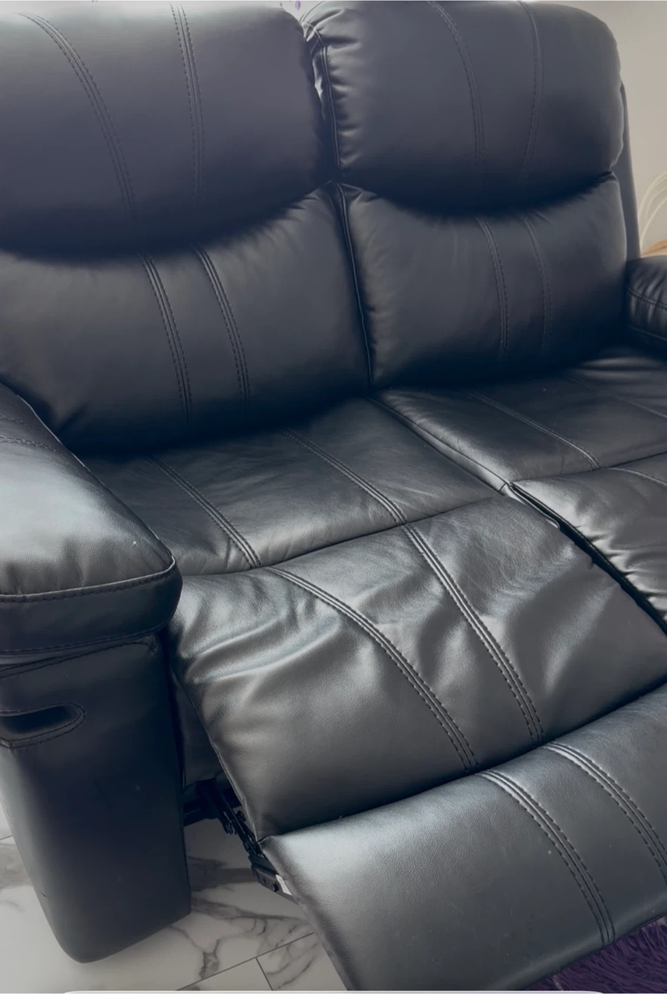 Sofa black set 3/2/1/ - photo 3