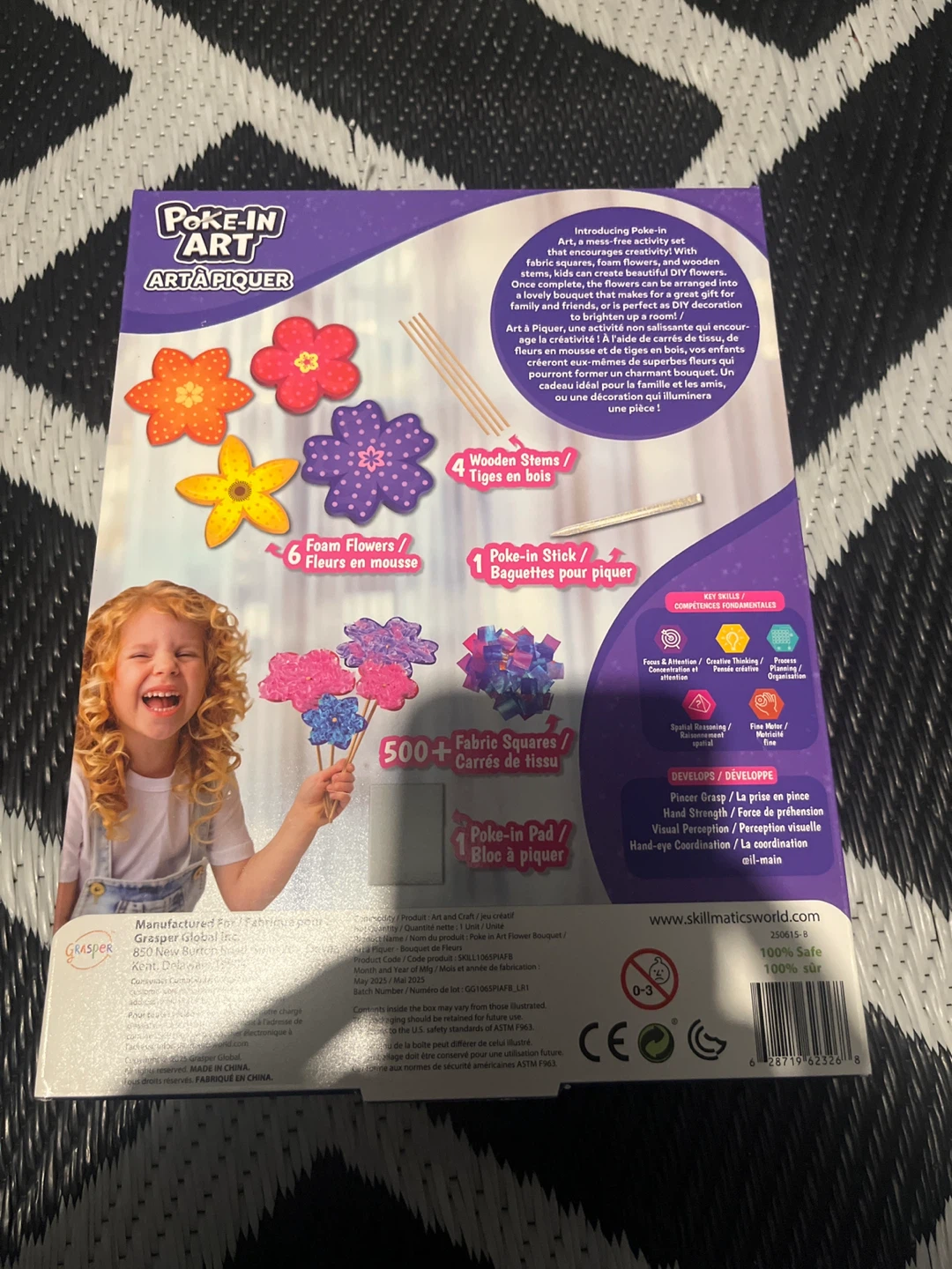 Skillmatics Poke-In Art Flower Bouquet Craft Kit - photo 2